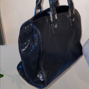 Calvin Klein Black Leather Purse